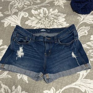 Old Navy Dark Blue Jean Shorts